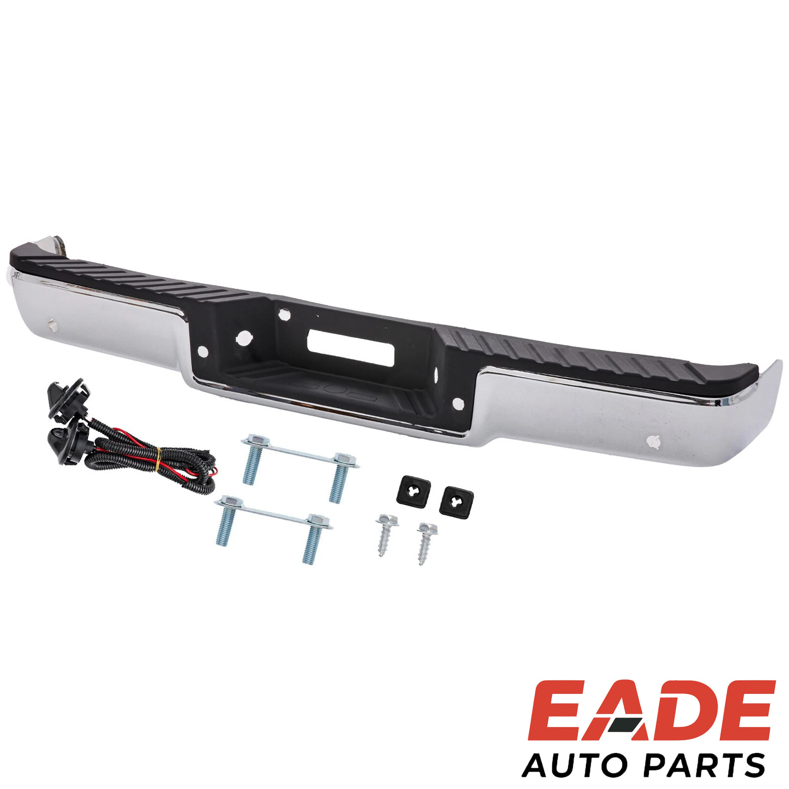 Steel Rear Bumper Assembly For 2006 2007 2008 Ford F150 Chrome