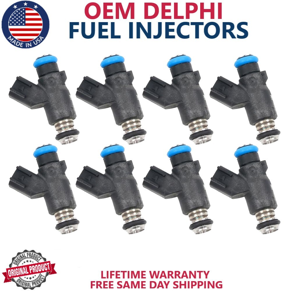 8x Genuine OEM Delphi Fuel Injector Fits ForGMC SAVANA 4500 2010-2020 #12613412