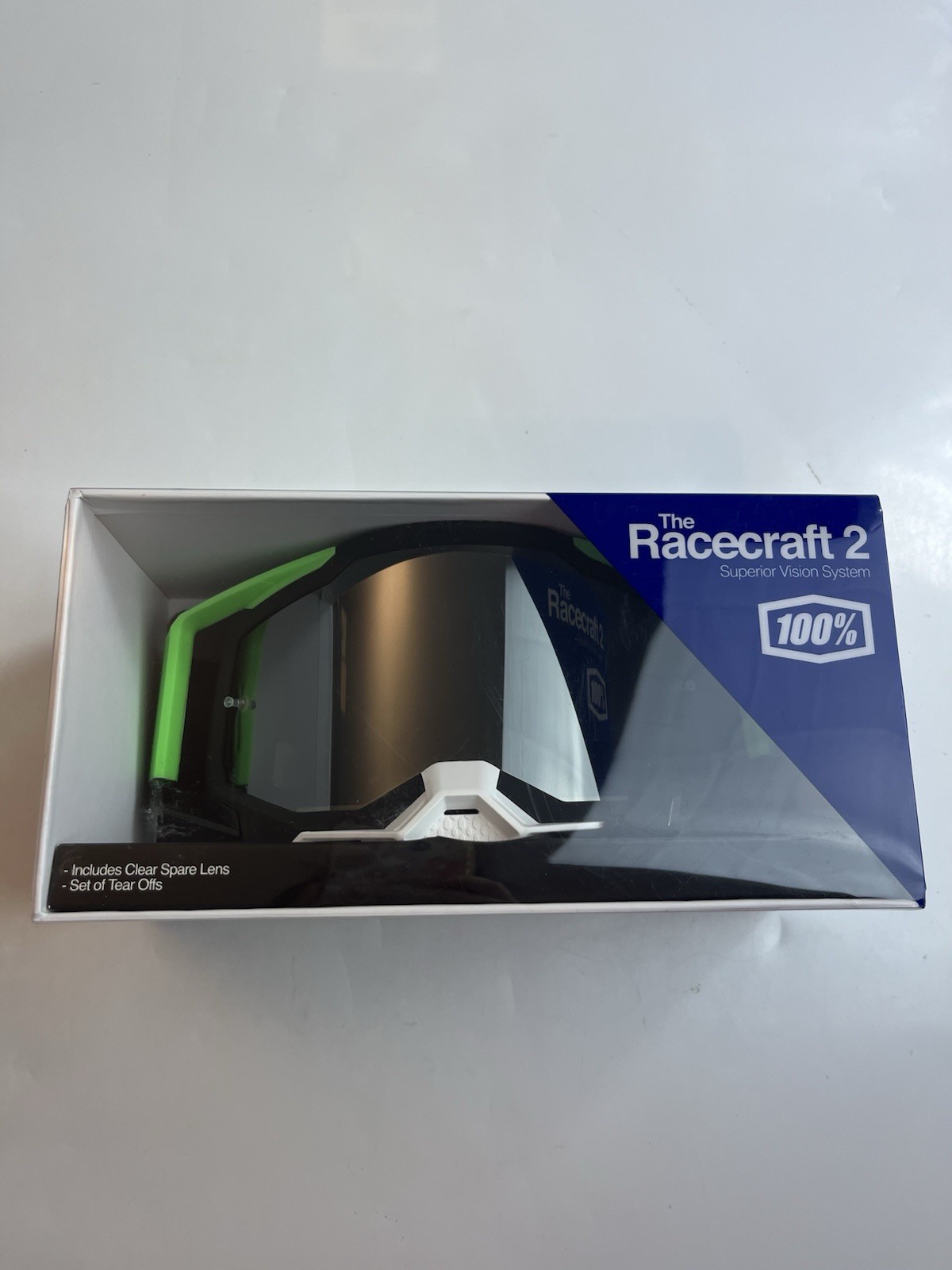 100% Percent Racecraft 2 Goggles Kalkuta Silver Mirror Lens 53142110 100% Percent Racecraft 2 Goggles Kalkuta Silver Mirror Lens 53142110