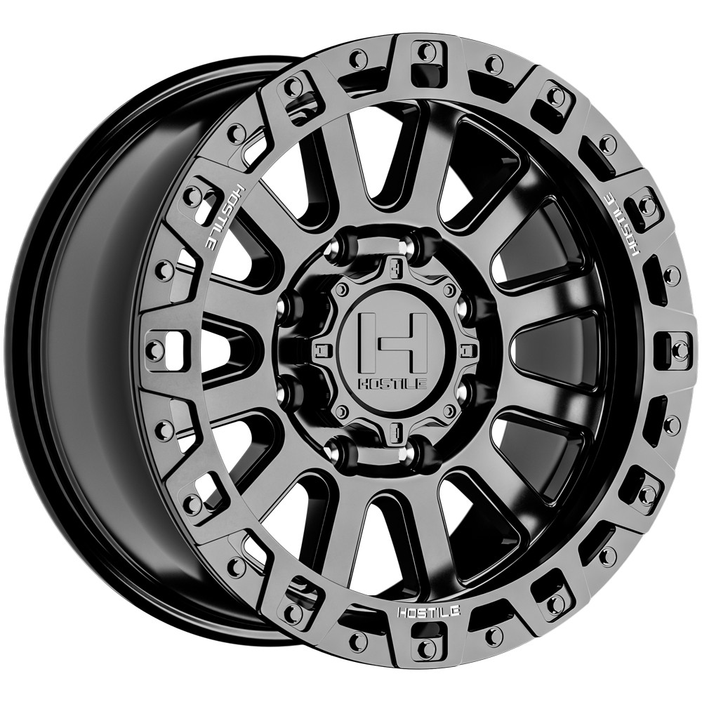 Hostile H139 Dominator 18x9 8x170 +12mm Satin Black Wheel Rim 18\ Hostile H139 Dominator 18x9 8x170 +12mm Satin Black Wheel Rim 18\