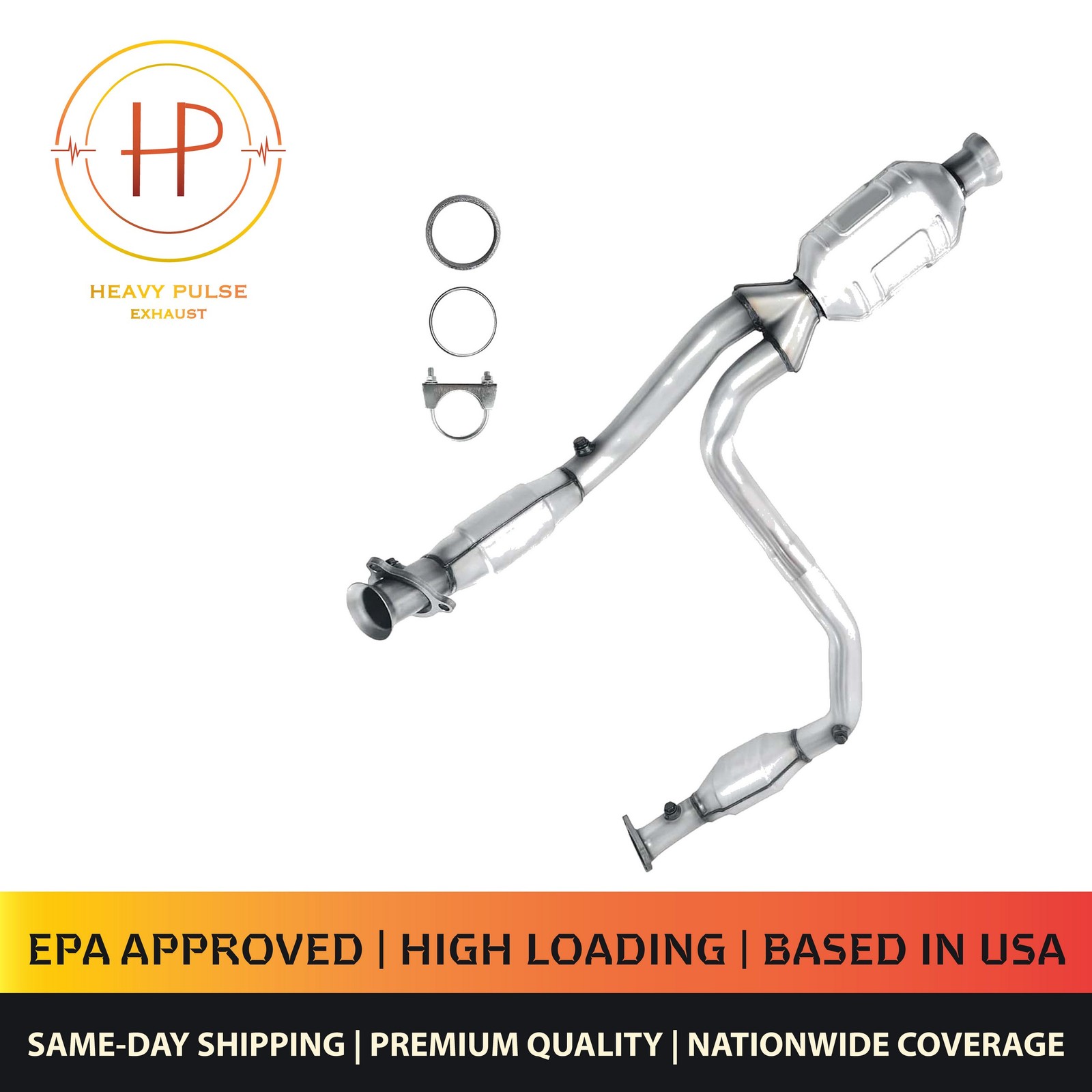 Rear Catalytic Converter for 2010-2013 GMC Yukon 6.0L V8 ELECTRIC/FLEX OHV