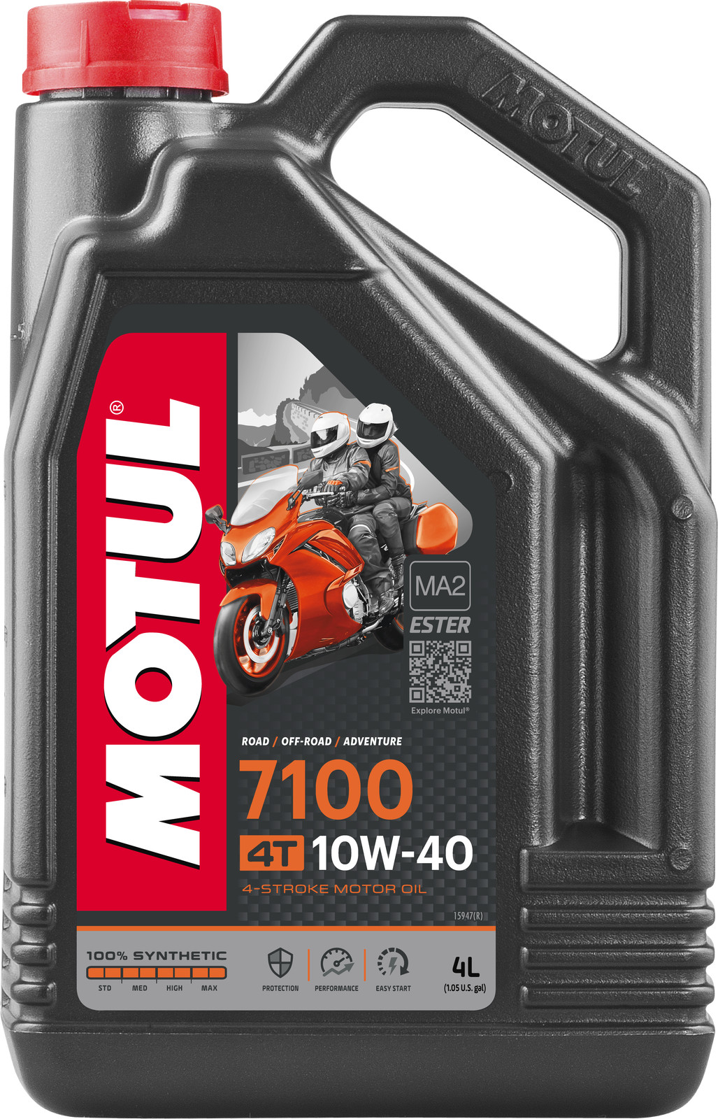 MOTUL - 7100 Synthetic Oil 10W-40 4L | 104092 MOTUL - 7100 Synthetic Oil 10W-40 4L | 104092