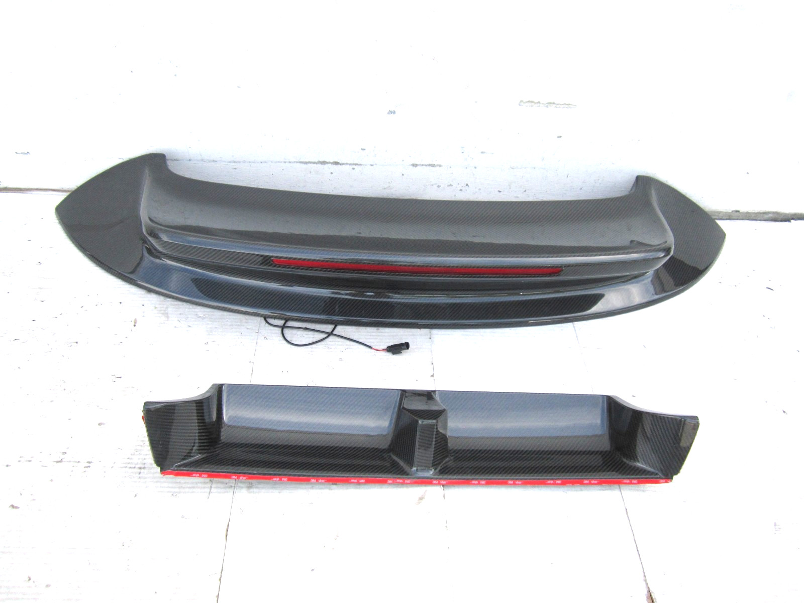 dp60840 PORSCHE 911 COUPE 2020 2022 2023 REAR TRUNK LID CARBON WING SPOILER SET