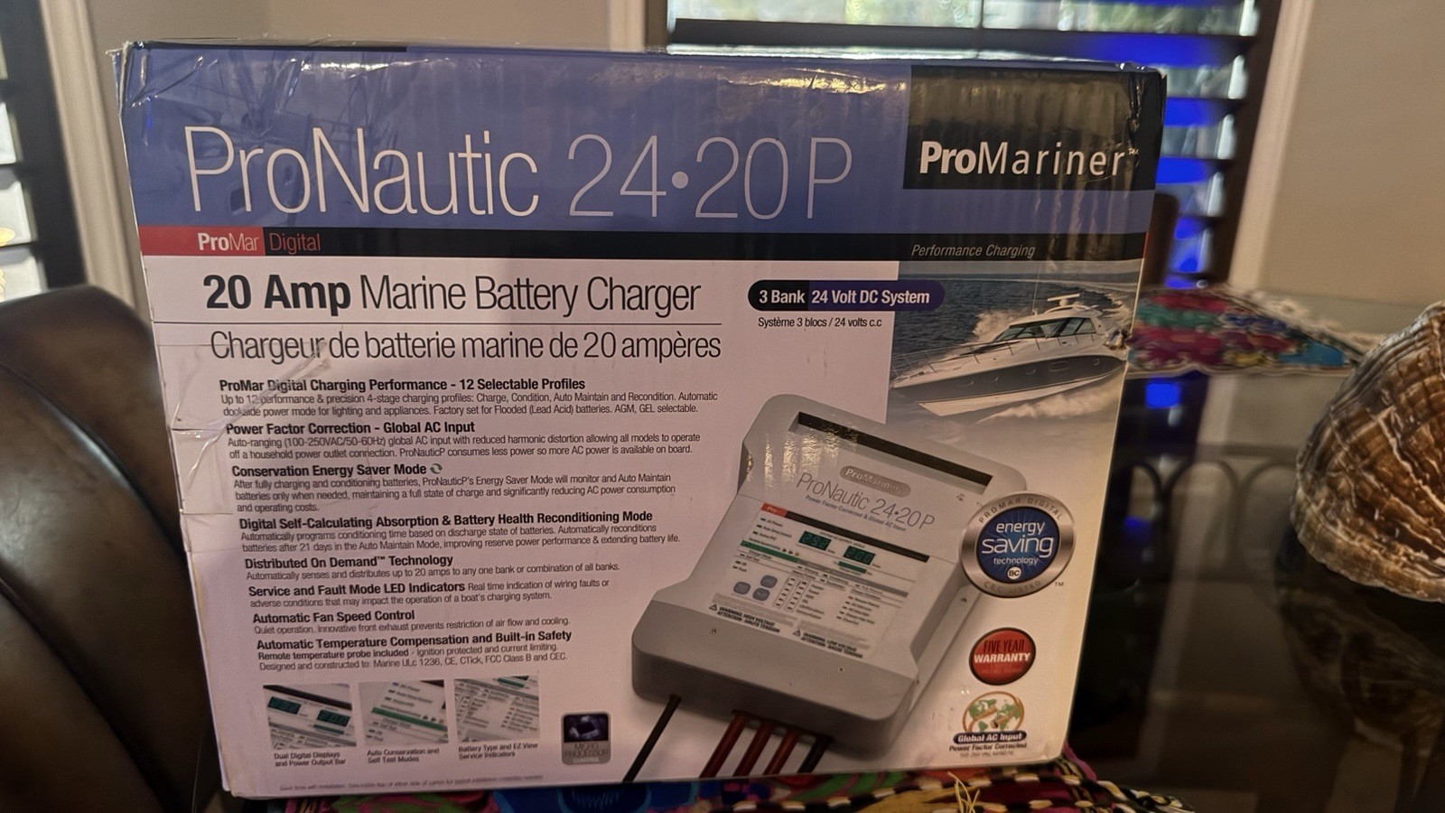 ProMariner ProNautic 1220P Digital Charger 20 Amp 3 Bank ProMariner ProNautic 1220P Digital Charger 20 Amp 3 Bank