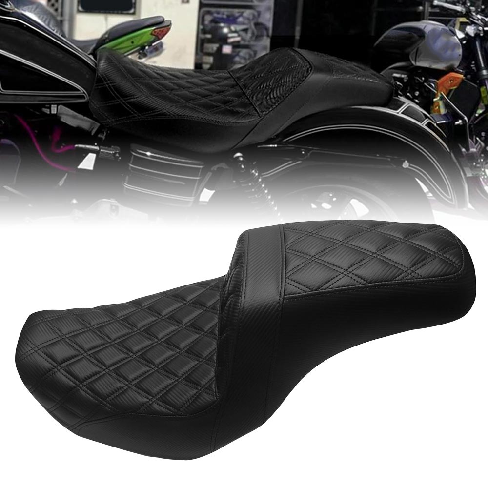 Motorcycle Driver Passenger Seat Frame For Harley Fat Bob Dyna Low Rider FXDL