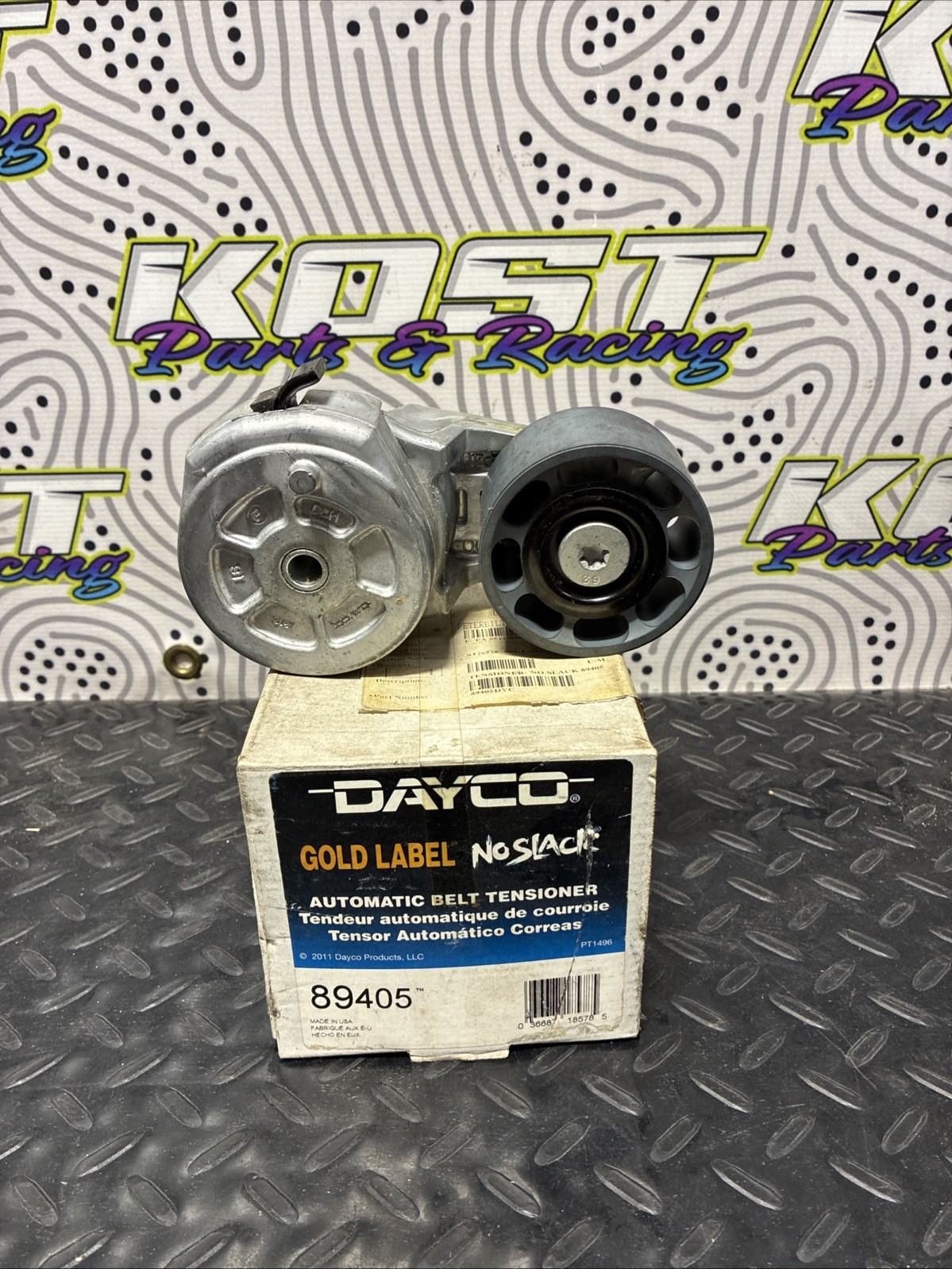 Dayco Gold Label No Slack Automatic Belt Tensioner 89405 For CAT Motors