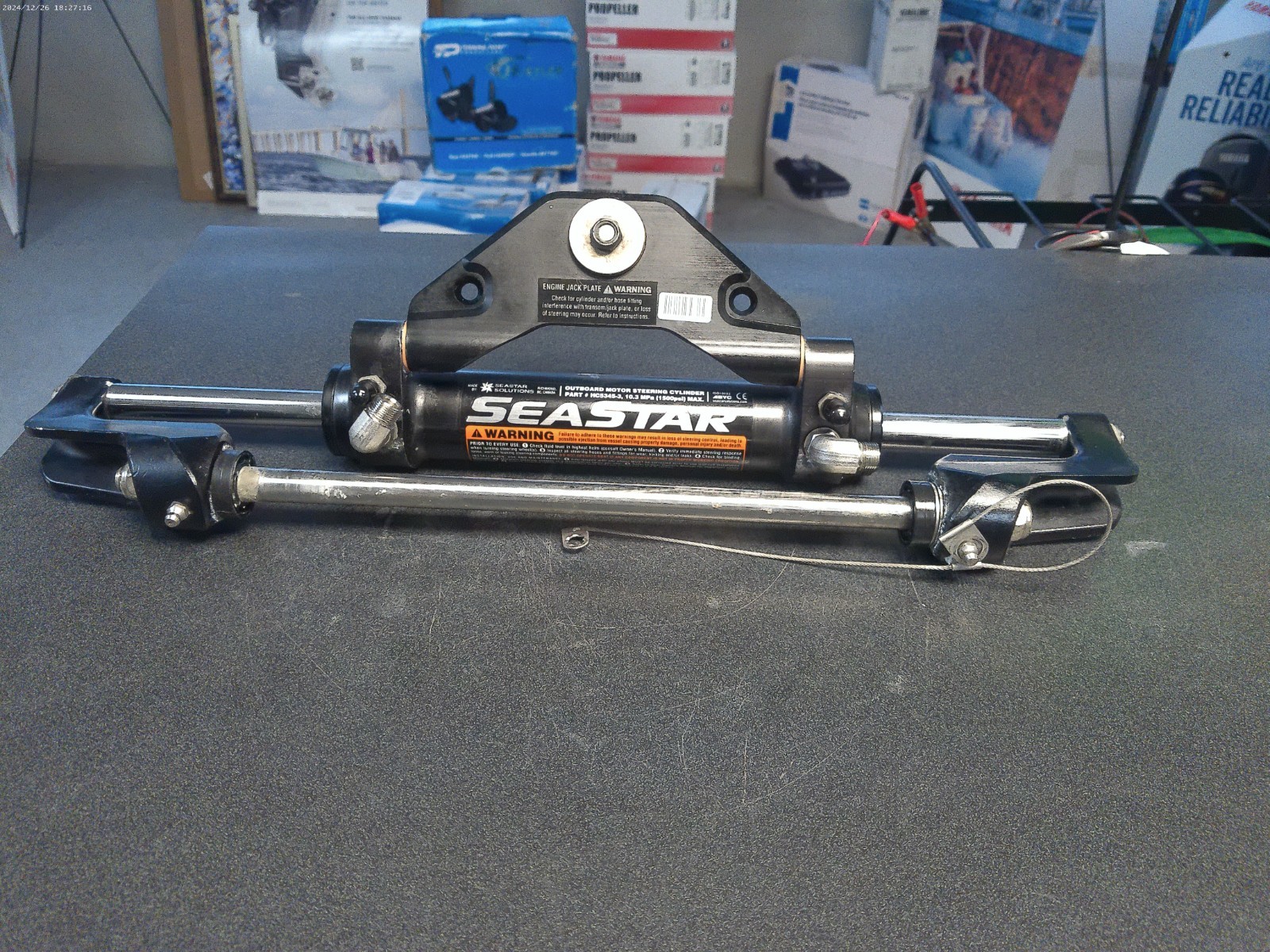 SeaStar HC5345-3 Hydraulic front mount Steering Cylinder Assy SeaStar HC5345-3 Hydraulic front mount Steering Cylinder Assy