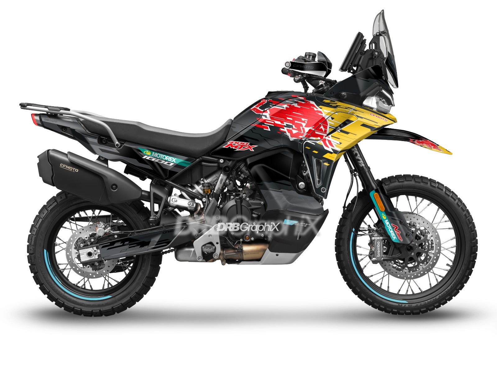 NEW Graphic kit for CFMOTO 1000 MT-X 800 MT-X (2025~) Full Decal Kit (FORB-BR)