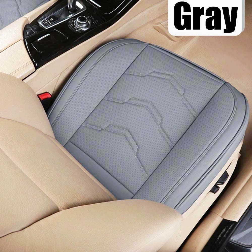 Universal Full Surrounded Car Front Cover PU Leather Cushion Bottom Seat Pad Mat