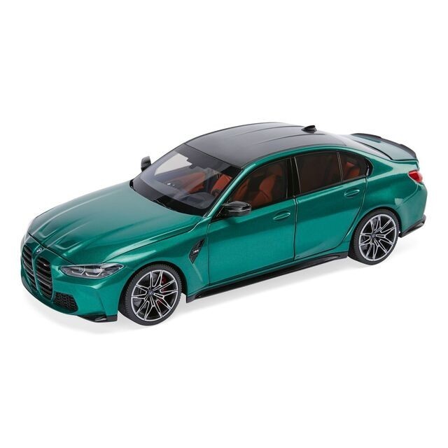 BMW Miniature M3 (G80) Isle of Man Green Metallic - 1:18 scale BMW Miniature M3 (G80) Isle of Man Green Metallic - 1:18 scale