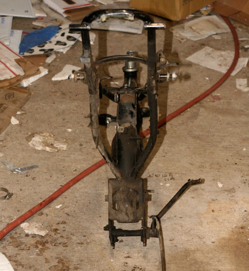 1973-74 SUZUKI TM 75 OEM FRAME W/BOTTOM TRIPLE 1973-74 SUZUKI TM 75 OEM FRAME W/BOTTOM TRIPLE