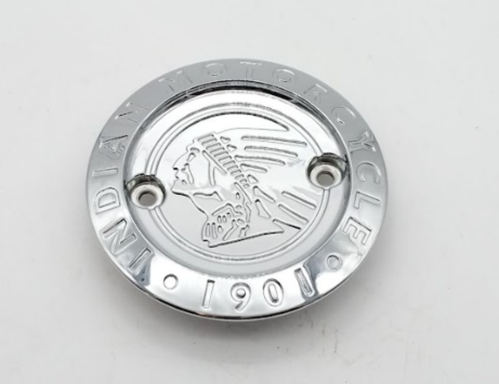 2015-2024 Indian Scout New OEM Stator Cover Badge Chrome 5138953-156