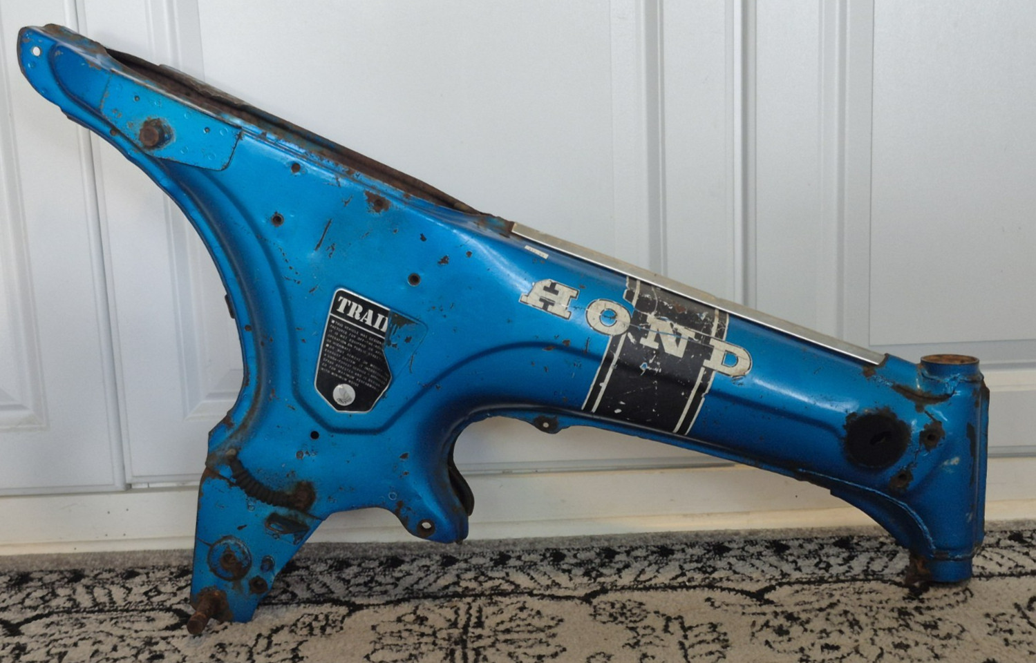 Vintage OEM Honda KO CT70 TRAIL 70 69' to 71' Blue Frame Chassis SN CT70-175176 Vintage OEM Honda KO CT70 TRAIL 70 69' to 71' Blue Frame Chassis SN CT70-175176