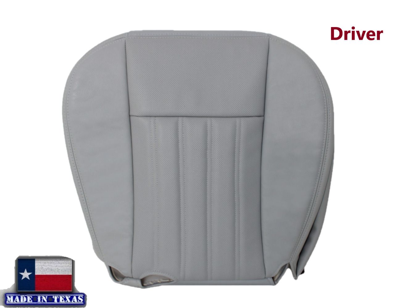 2003 2004 2005 Lincoln Aviator Driver Or Passenger Perf LEATHER Seat Cover Gray