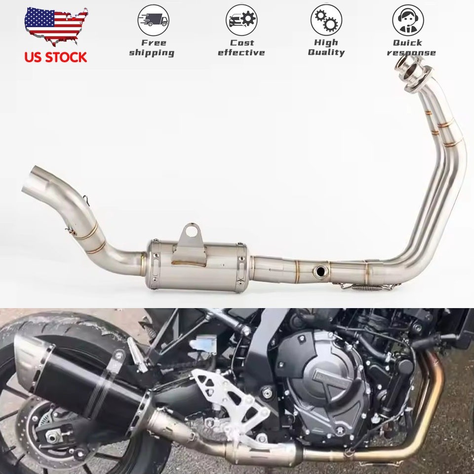 For Suzuki GSX8S GSX8R GSX8T GSX8TT 2022-2026 Slip-On Exhaust System Header Pipe