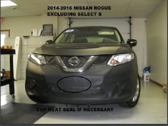 Lebra Front End Mask Cover Bra Fits 2014-2016 Nissan Rogue 14-16