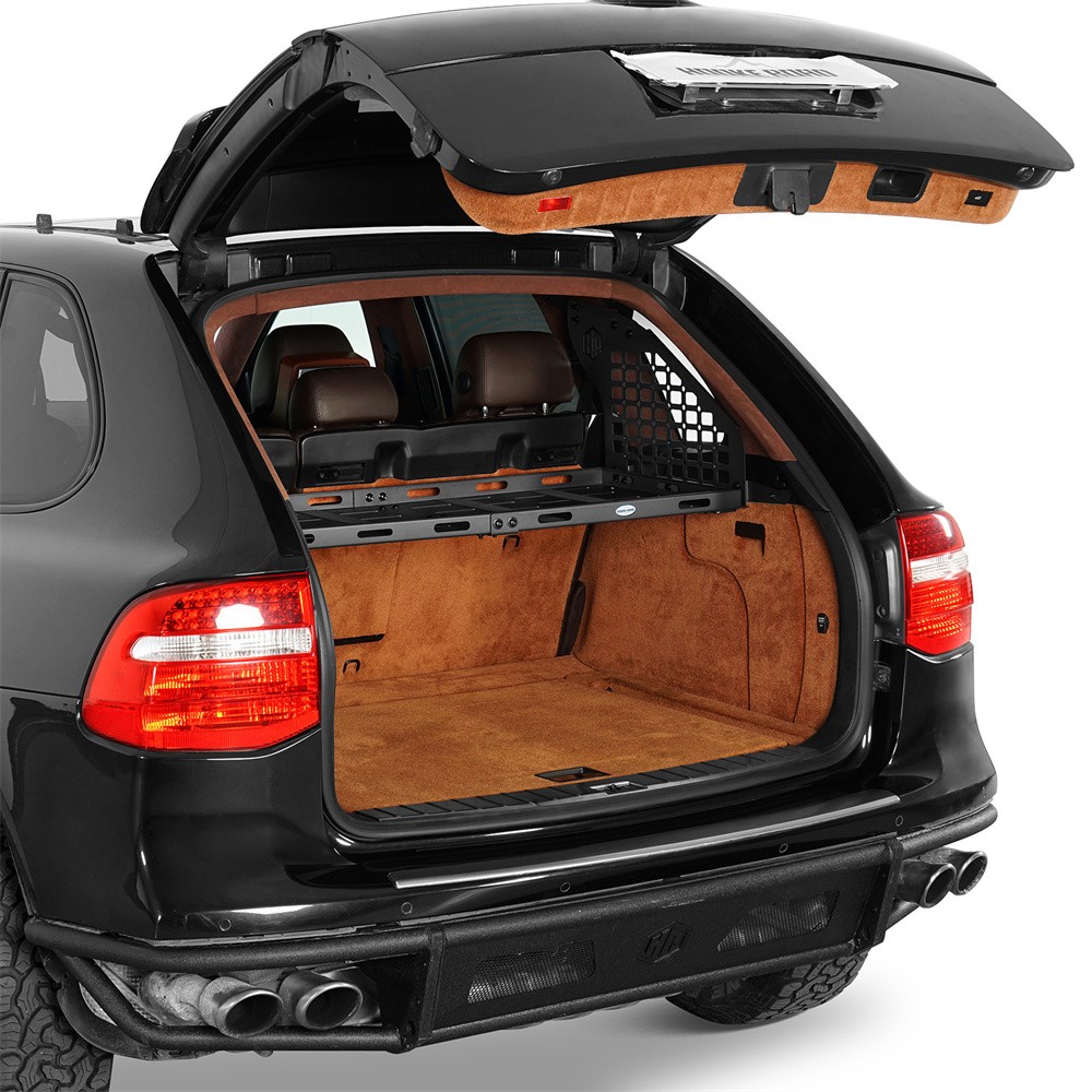 For 2003-2010 Porsche Cayenne 955 957 Rear Cargo Molle Panel Storage Rack Kit