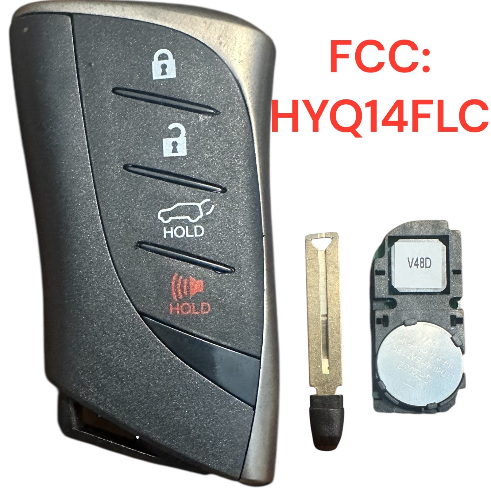 For 2024-25 Lexus NX350h RX TX Smart Key Fob 4-Button To 01/2024 HYQ14FLC For 2024-25 Lexus NX350h RX TX Smart Key Fob 4-Button To 01/2024 HYQ14FLC