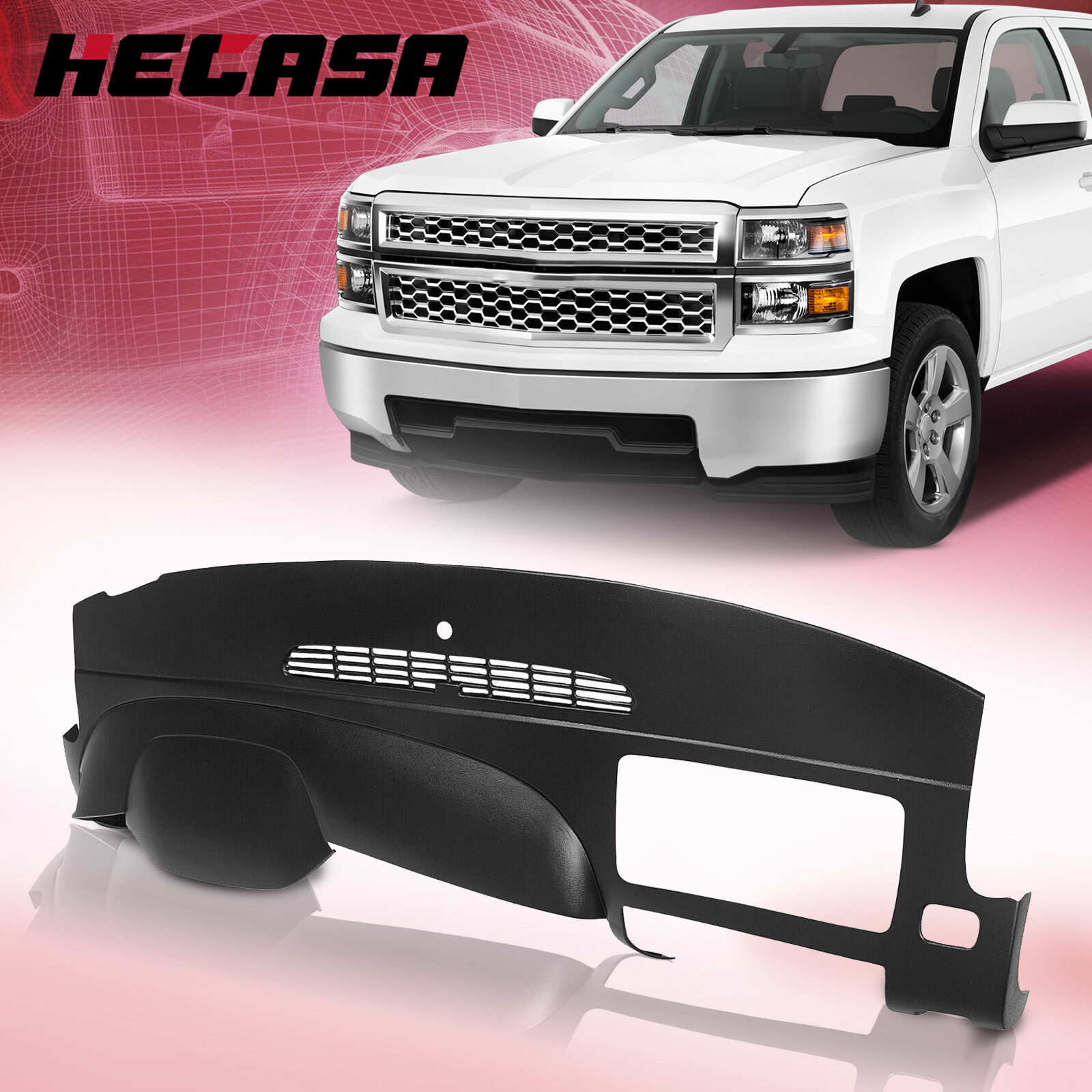 Dash Board Cap Cover Overlay Fit For 2007-13 Silverado 1500 LS LT WT Sierra SL Dash Board Cap Cover Overlay Fit For 2007-13 Silverado 1500 LS LT WT Sierra SL