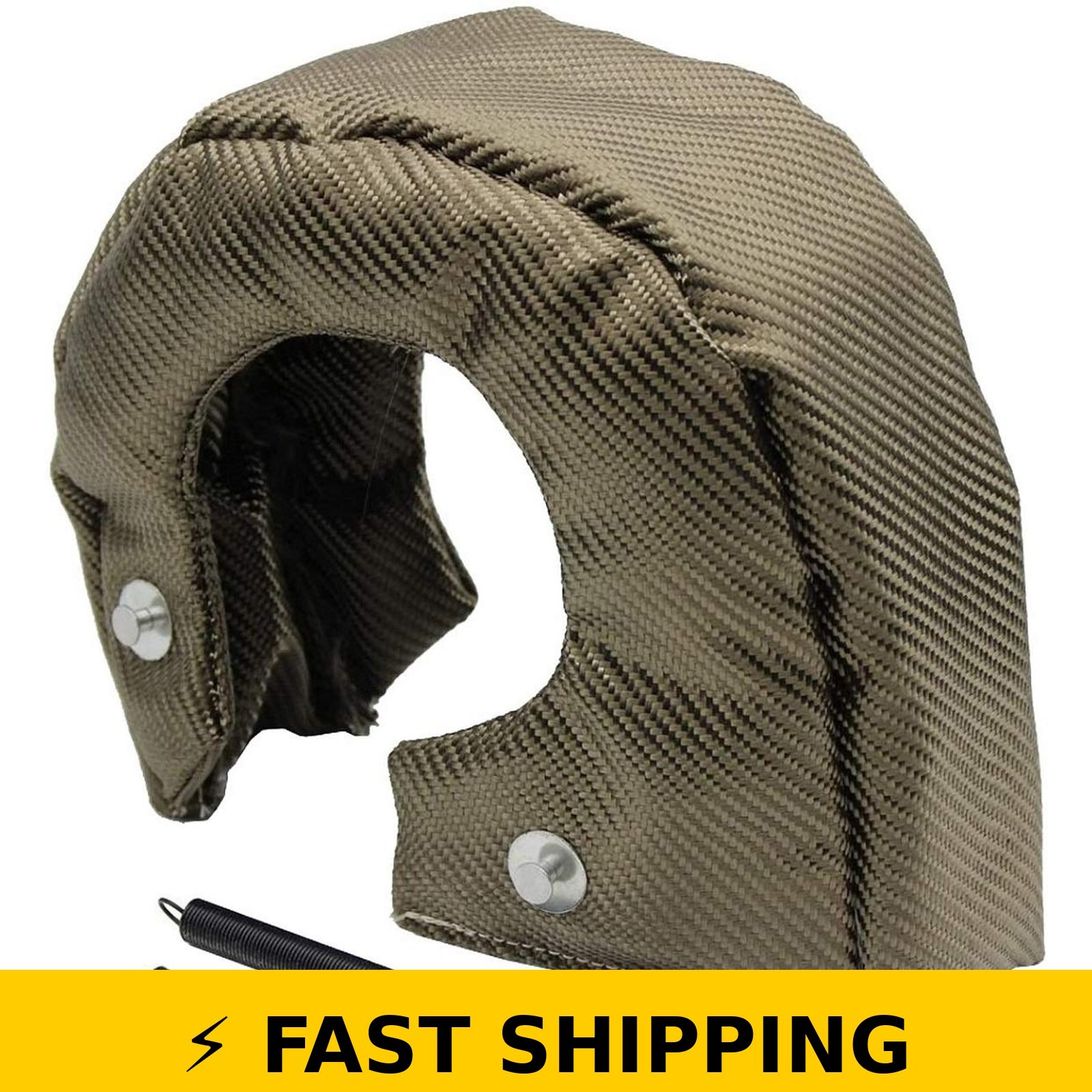 CALU LUKY T4 Titanium Turbo Blanket Heat Shield Cover for GT40 GT42 GT45 CALU LUKY T4 Titanium Turbo Blanket Heat Shield Cover for GT40 GT42 GT45
