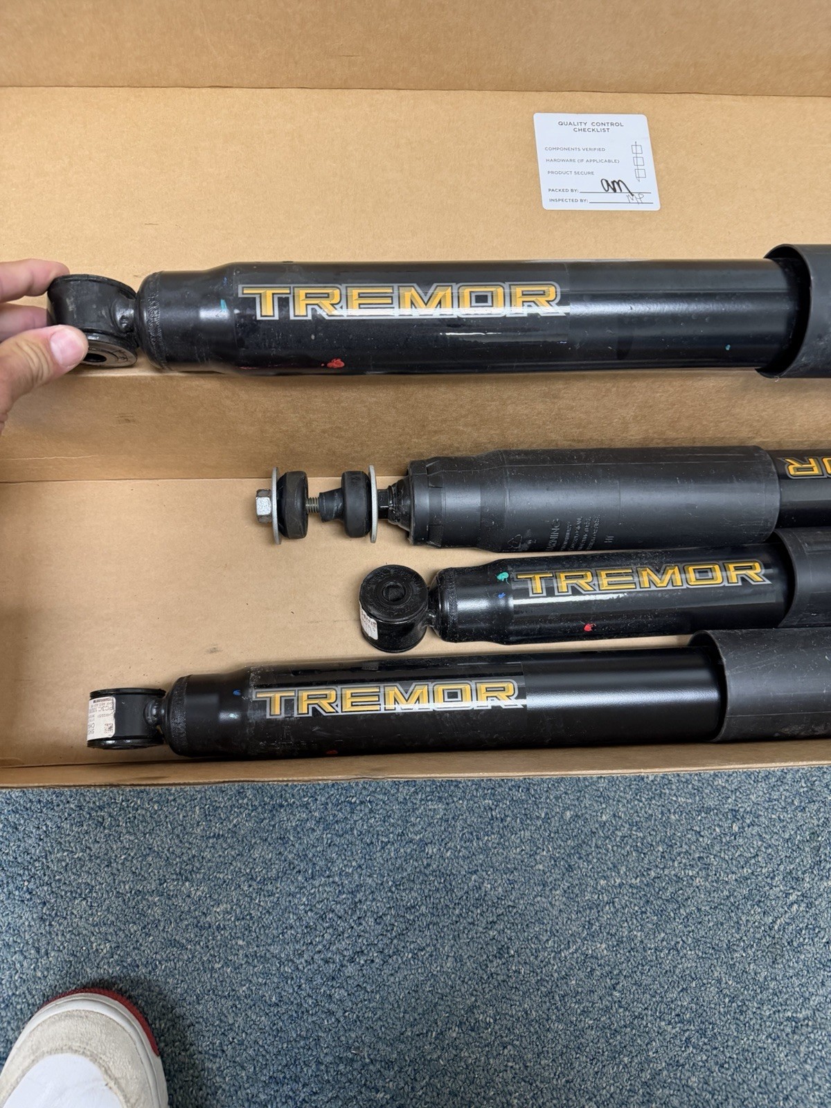 2023–2026 Ford Super Duty Tremor Full Set Front & Rear Shocks OEM Factory