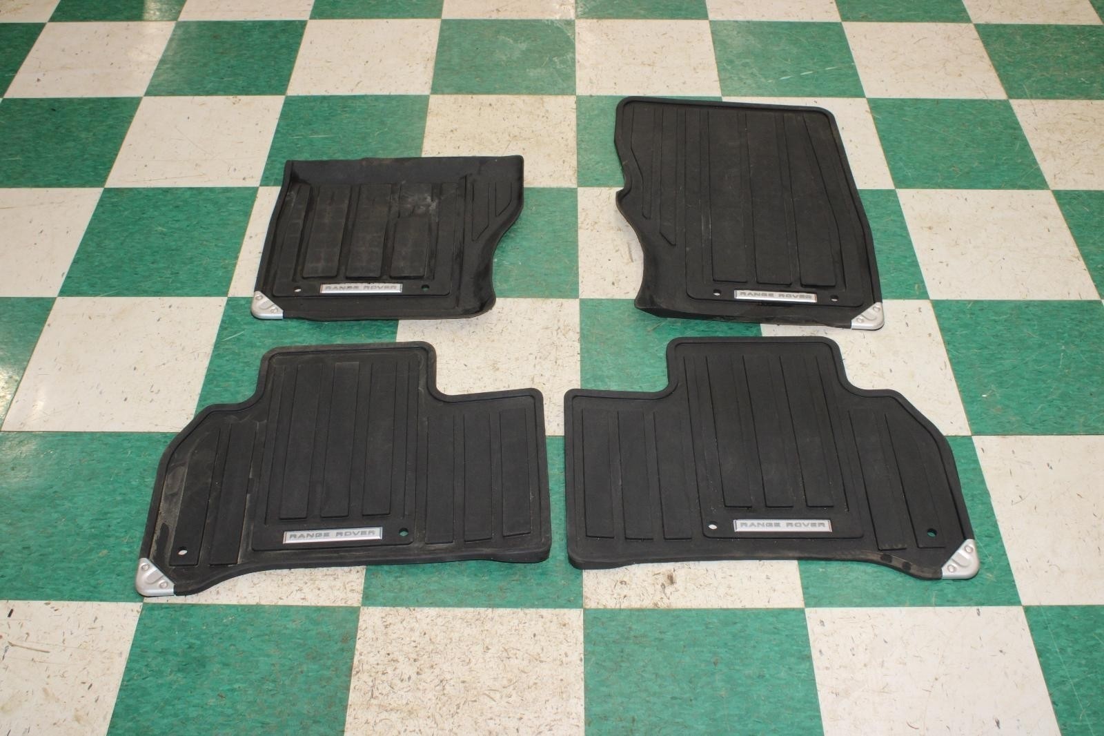 ⚠️NOTE⚠️ 14-22 Range Rover Sport All Weather Black Rubber Floor Mat Set WTY OEM