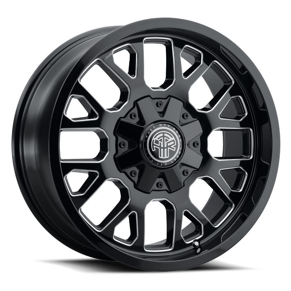 One 17 Inch Gloss Black Alloy Wheel for 2021 Ram 1500 6x135 17x9 OA68