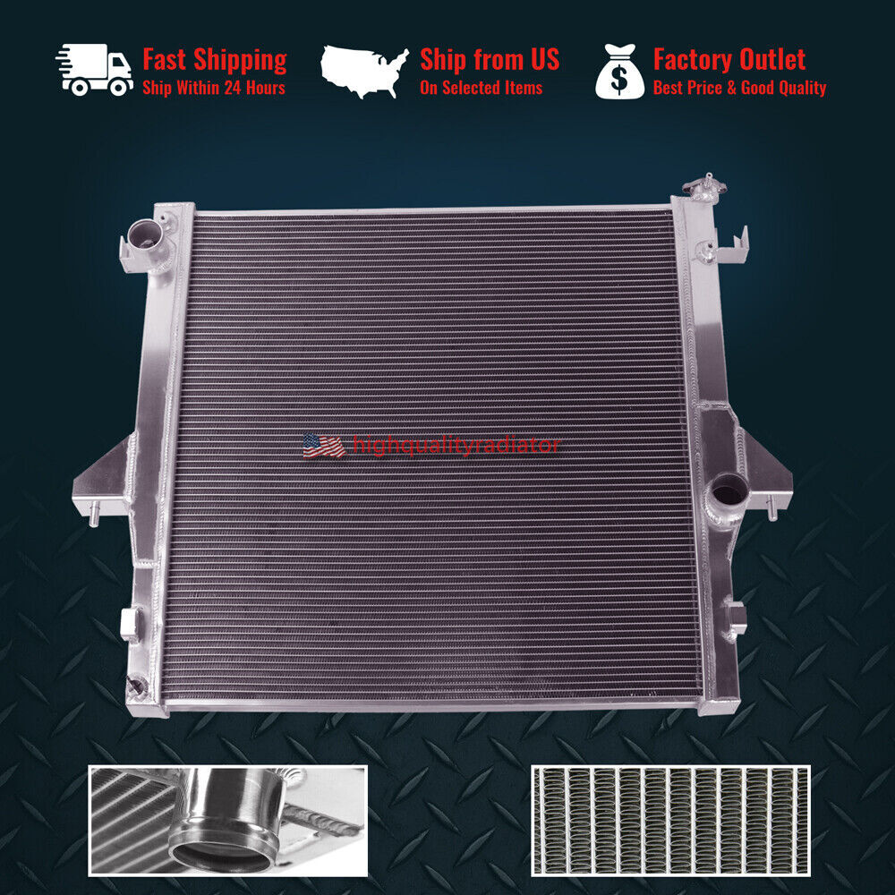 DPI:2711 3Rows All Aluminum Radiator Fit 2003-2009 Dodge Ram 2500/Ram 3500 5.9L