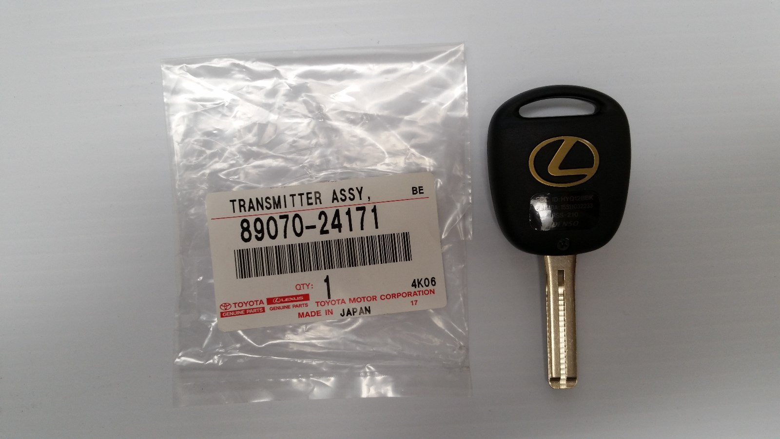 LEXUS OEM FACTORY MASTER KEY WITH REMOTE 2002-2009 SC430 89070-24171