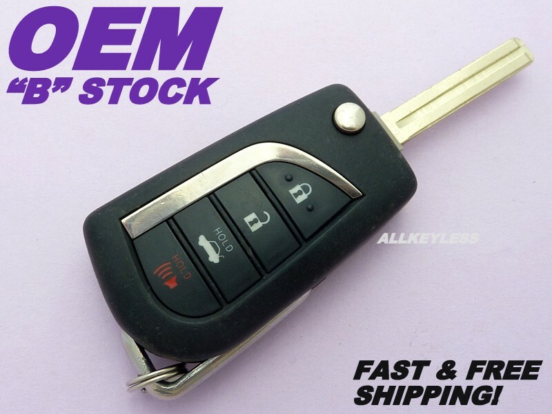OEM 2018-2026 TOYOTA CAMRY keyless entry flip key fob remote HYQ12BFB \