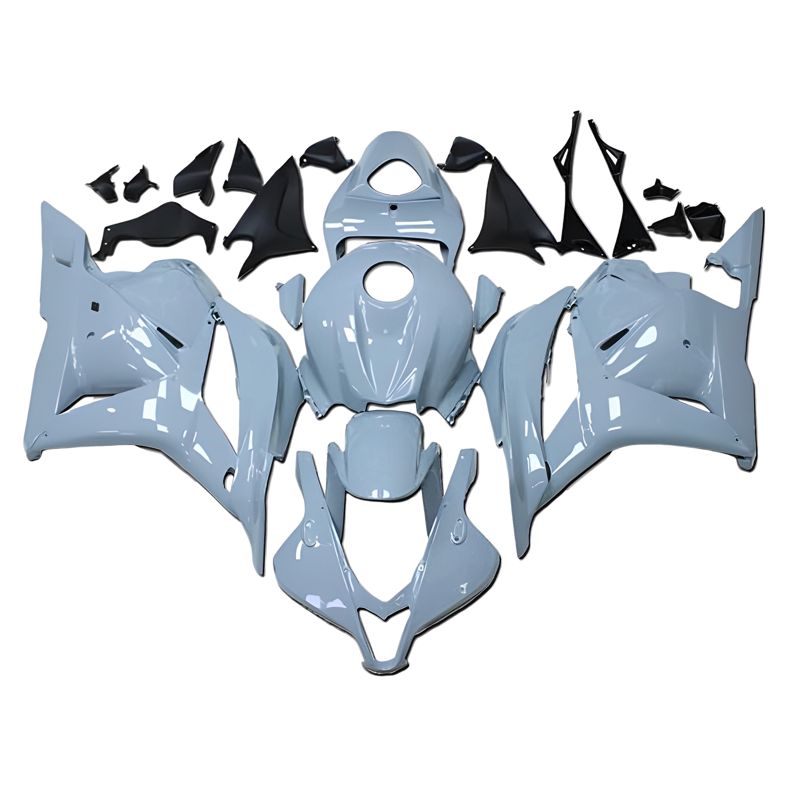 Gray Fairings For 2009-2012 Honda CBR600RR 09 11 12 ABS Injection Bodywork Kit