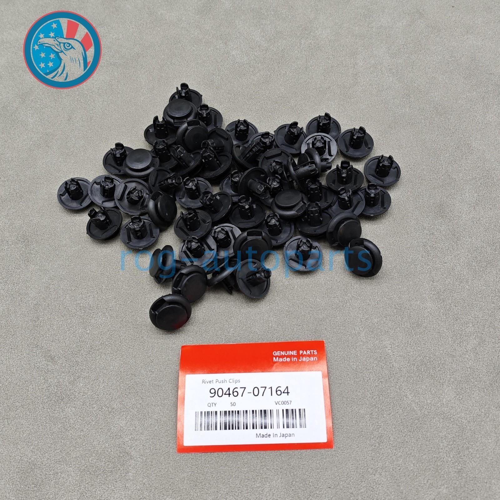 OEM 50PCS Fender Splash Shield Clips Push Pin Fastener Retainer For Honda OEM US