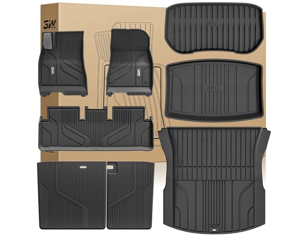 3W Floor & Trunk Mats for 2024-2026 Tesla Model 3 Highland with Metal Pedal TPE 3W Floor & Trunk Mats for 2024-2026 Tesla Model 3 Highland with Metal Pedal TPE