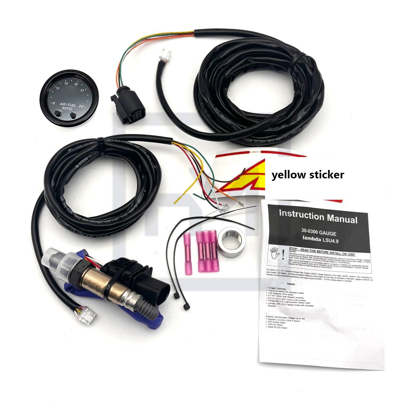 30-0300 New  X-Series Wideband O2 Air Fuel Ratio Gauge Kit LSU 4.9 0258017025