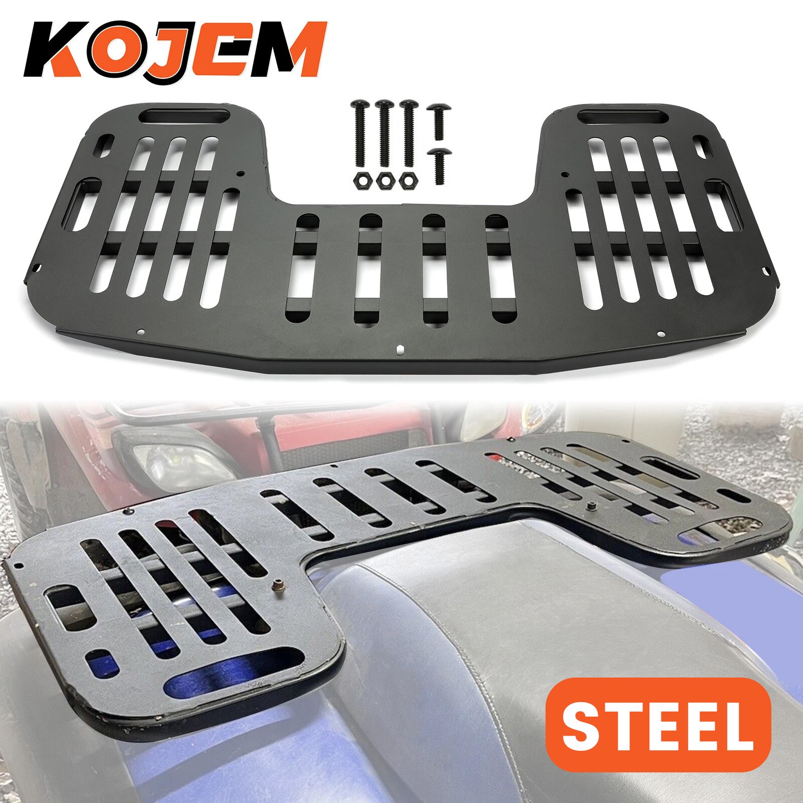 Steel Rear Body Rack Assembly For 95-05 Polaris Sportsman 335 400 500 600 700 Steel Rear Body Rack Assembly For 95-05 Polaris Sportsman 335 400 500 600 700