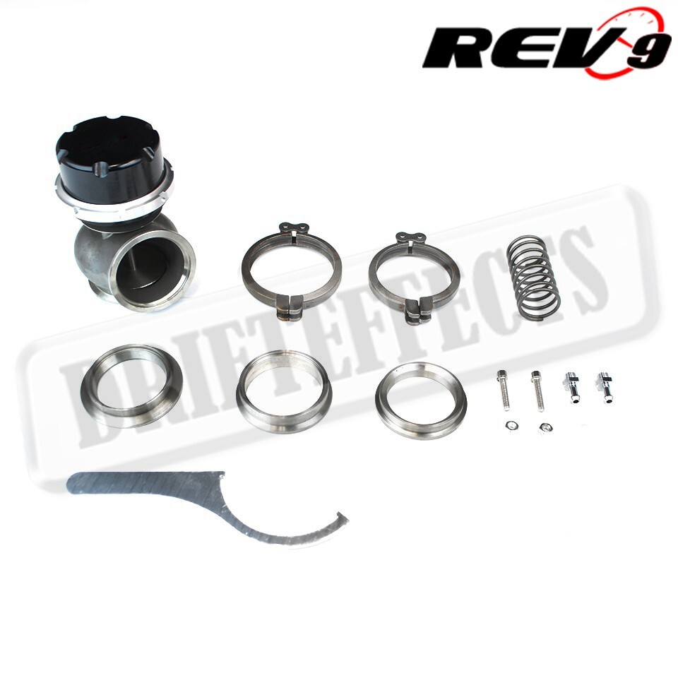 Rev9 RS-Series Turbo Wastegate 60mm V-Band Type 5.5 Rev9 RS-Series Turbo Wastegate 60mm V-Band Type 5.5
