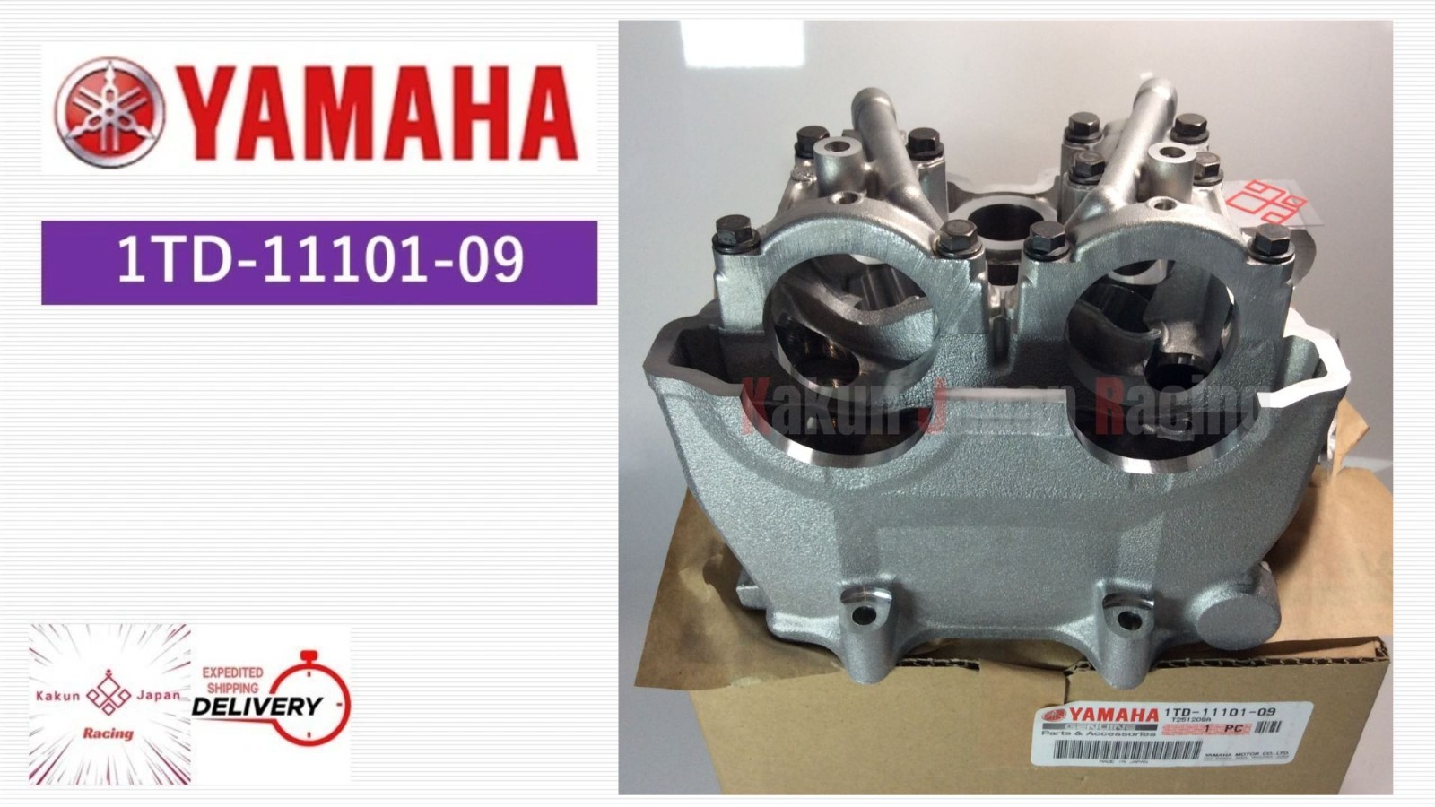 YAMAHA OEM 1TD-11101-09 ’14-\'24 YFZ450R CYLINDER HEAD ASSY JAPAN JDM NEW