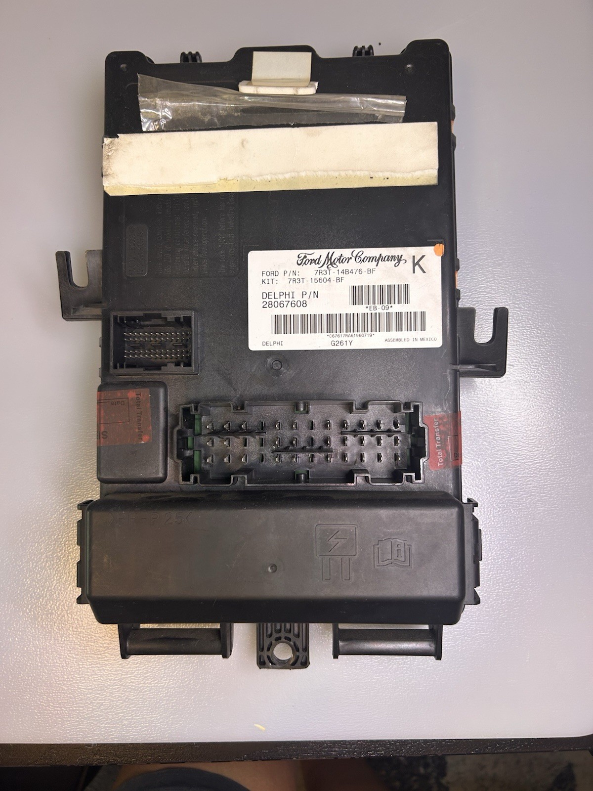 07-09 FORD MUSTANG FUSE BOX INTERIOR BCM MODULE 7R3T-14B476-BF