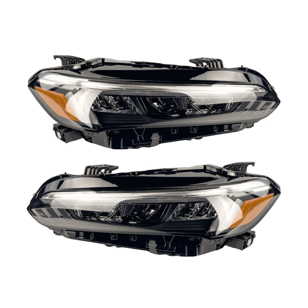 For 2022 2023 Honda Civic Sport Touring LED Headlight Assembly Black Left Right
