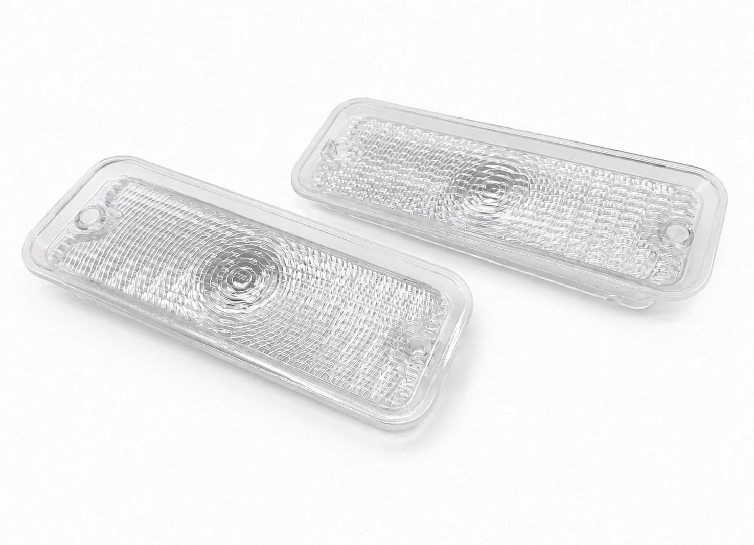 1975-1980 GMC CHEVROLET PICKUP TRUCK C10 PARKING LIGHT LENS CLEAR PAIR LH RH