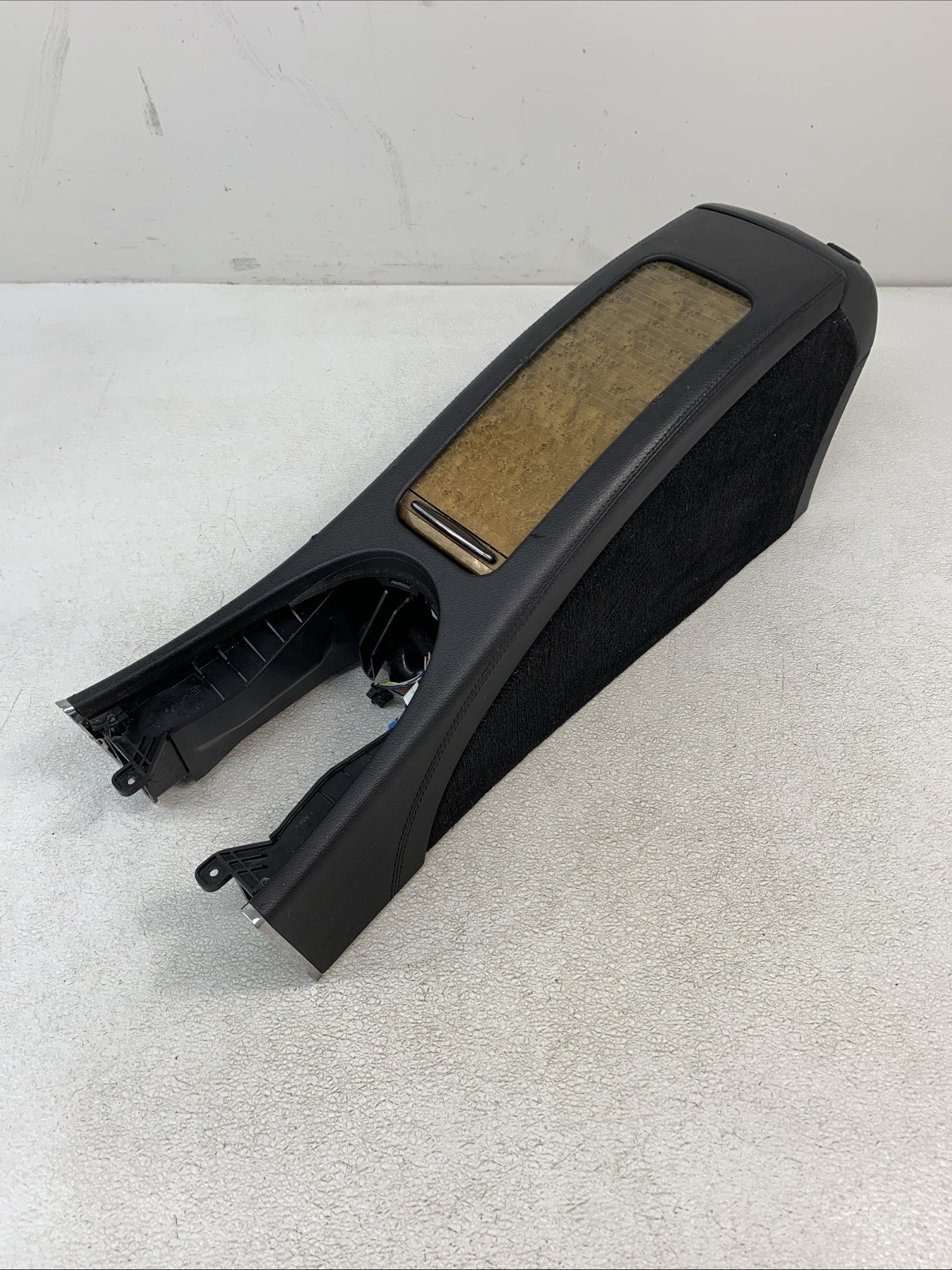 03-09 Mercedes E500 E350 E320 E55 W211 Center Console Storage Compartment Wood