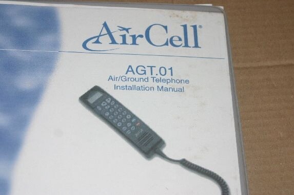 Aircell handset installation AGT.01 Air/ground Phone Manual Allied