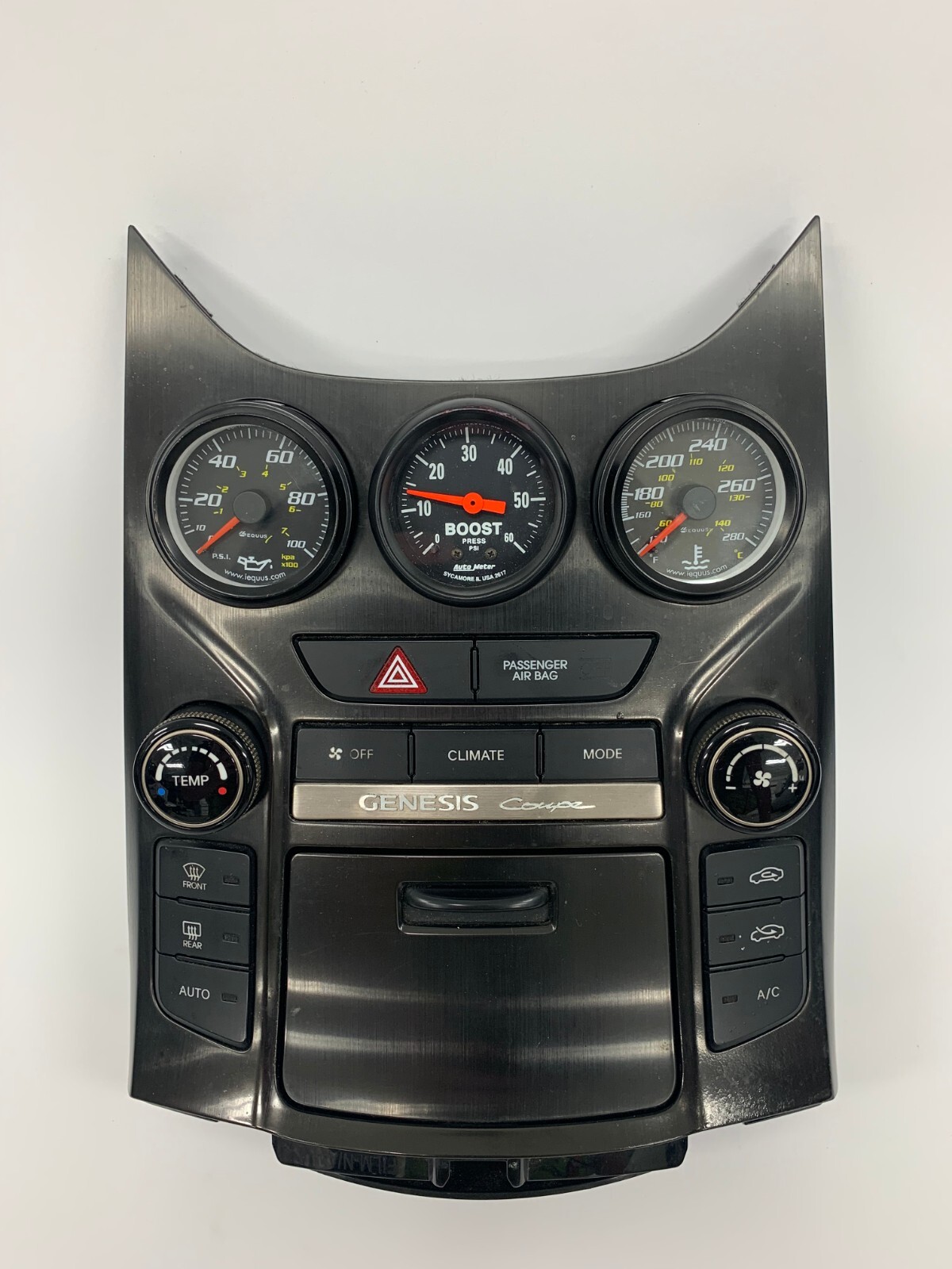 Genesis Coupe 13-16 Climate Control Gauge Pod Genesis Coupe 13-16 Climate Control Gauge Pod