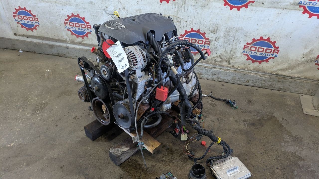 Chevy 5.3 LM7 LS Engine drop out swap  wiring ecu complete Package Iron block