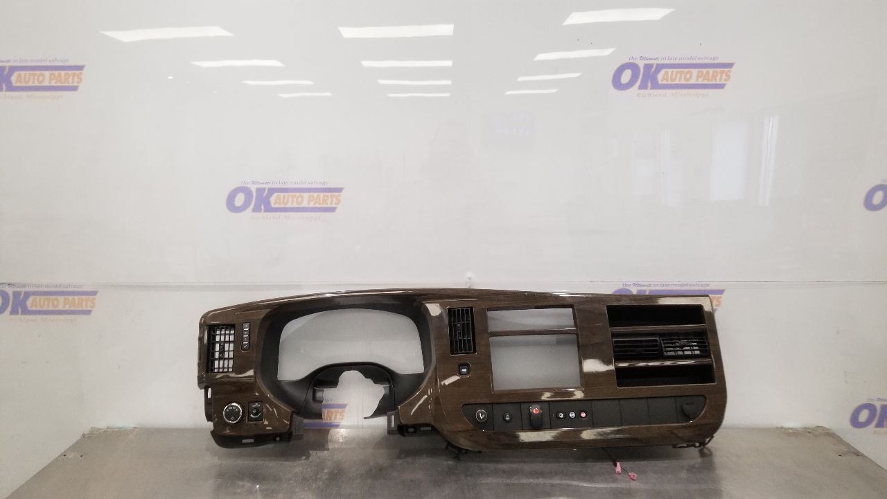 14 GMC SAVANNA 1500 SOUTHERN COMFORT SPEEDOMETER SURROUND BEZEL WOODGRAIN