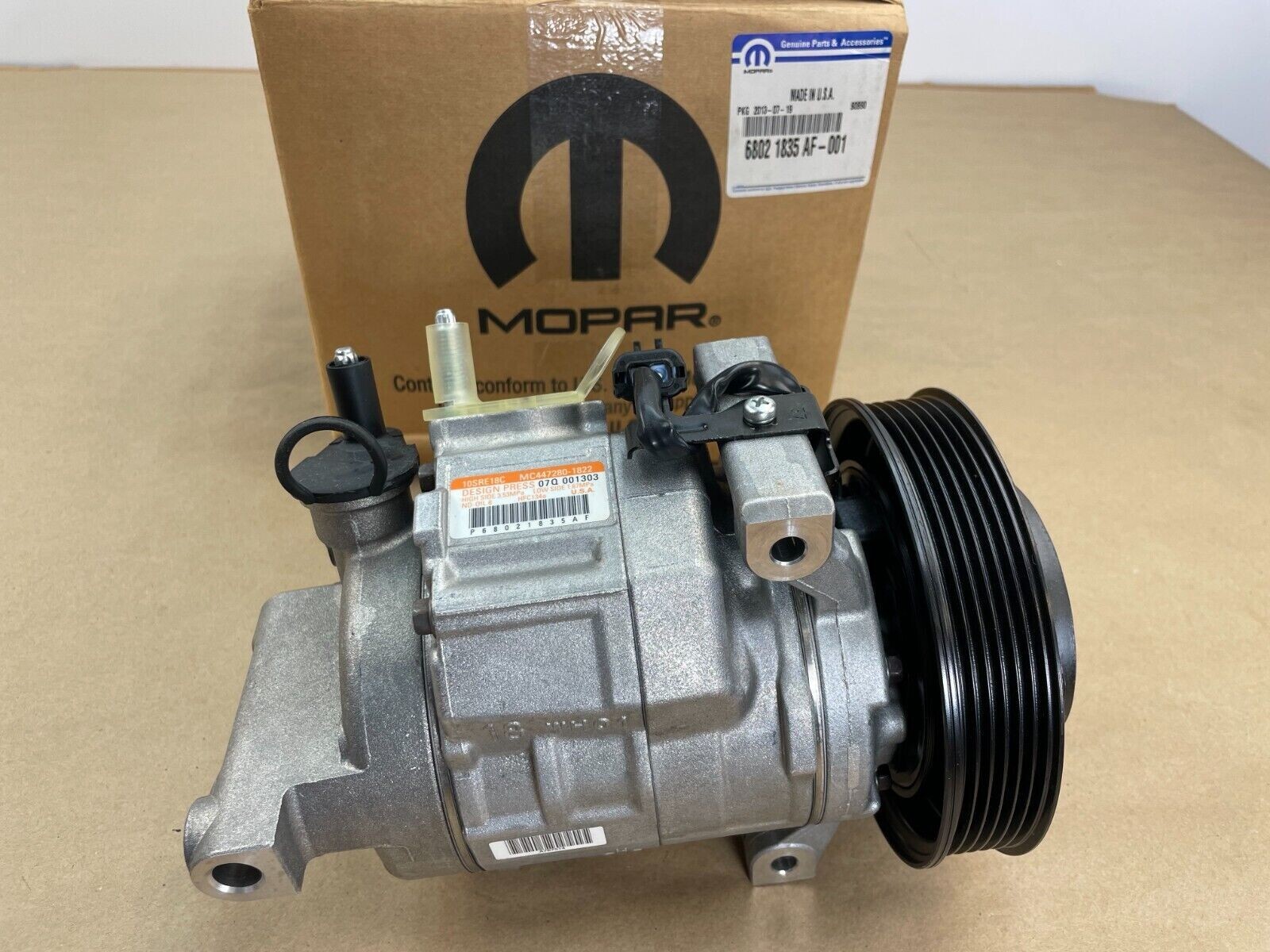 OEM A/C Compressor For 2014-2023 Ram 1500/ 14-19 Grand Cherokee 3.0 Diesel only