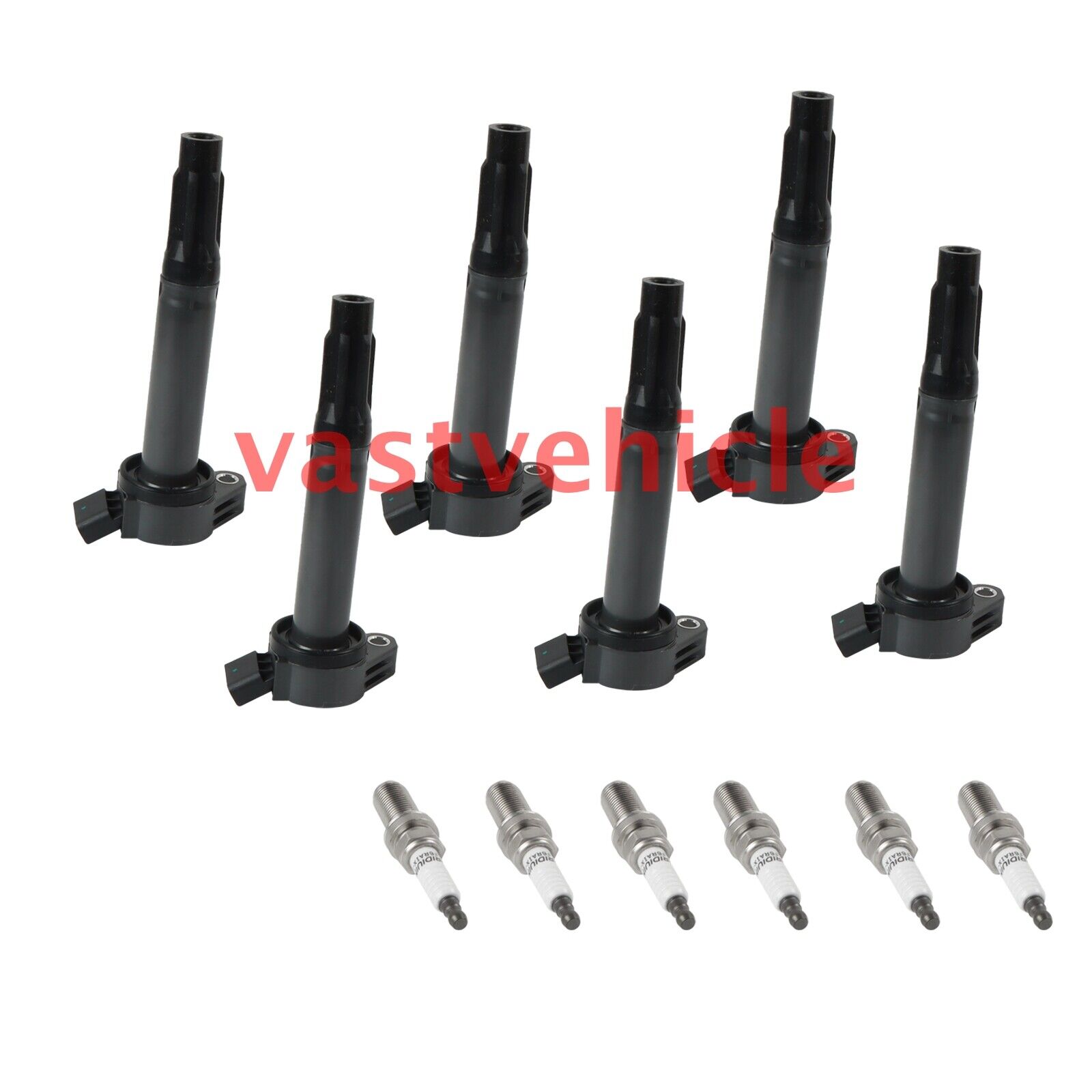 6PCS Ignition Coil and Spark Plug For 2005-2018 19 Toyota Avalon 3.5L