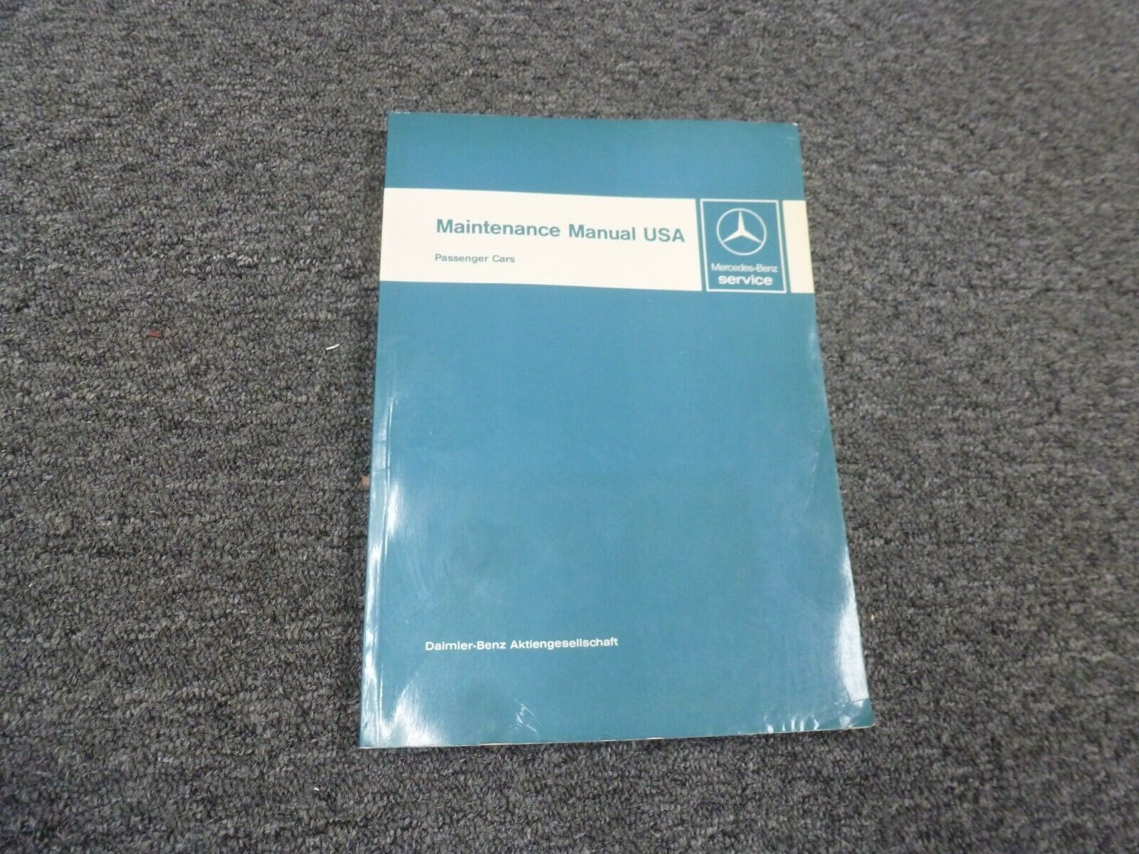 1986 Mercedes Benz 560SL Roadster Convertible Shop Service Maintenance Manual