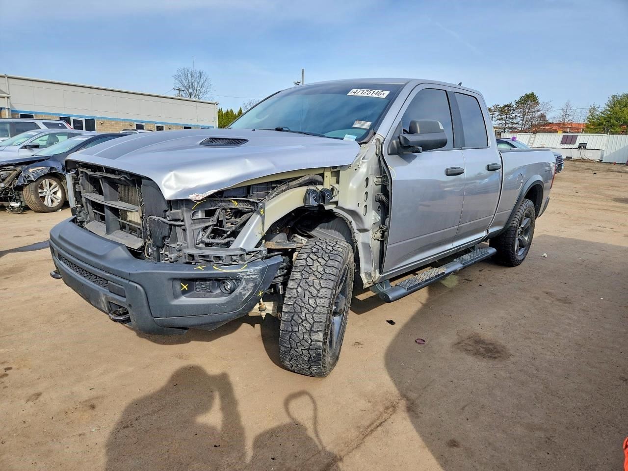 Passenger Air Bag Classic Style 5 Lug Wheel Fits 10-24 DODGE 1500 PICKUP 2138450