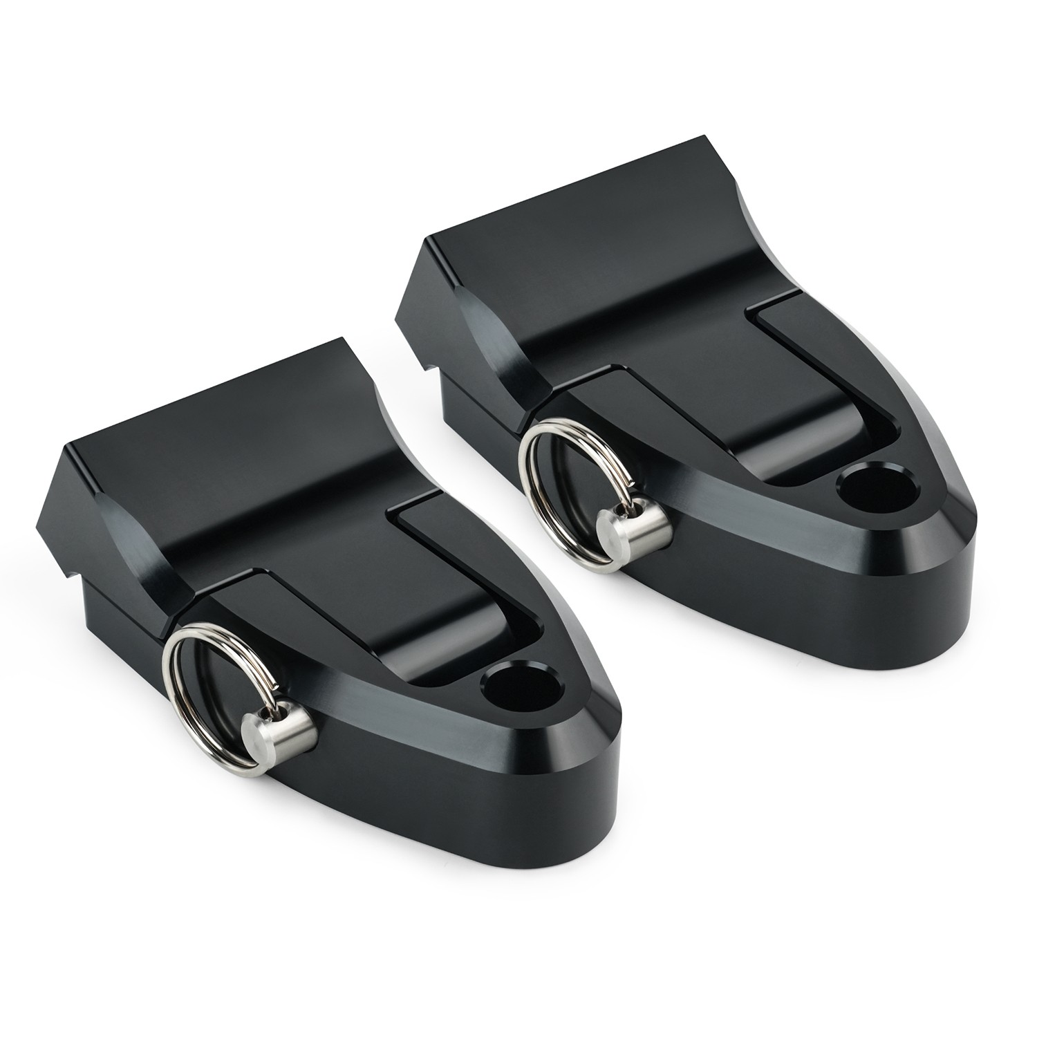 Pair Seat Hinge For Kawasaki SC Super Chicken 11047-3733-8C Black